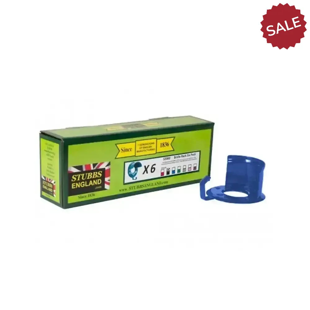 Stubbs Bridle Rack 6 Pack S2060 Green Bridle Hooks