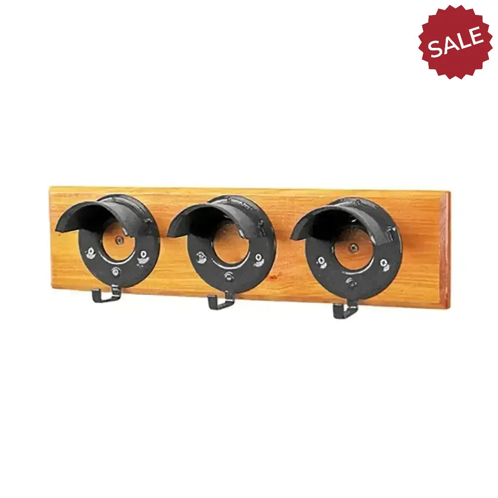 Stubbs Bridle Rack Set Of 3 On Board S203 Black Bridle Hooks