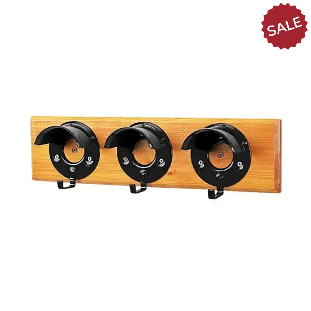 Stubbs Bridle Rack Set Of 3 On Board S203 Black Bridle Hooks