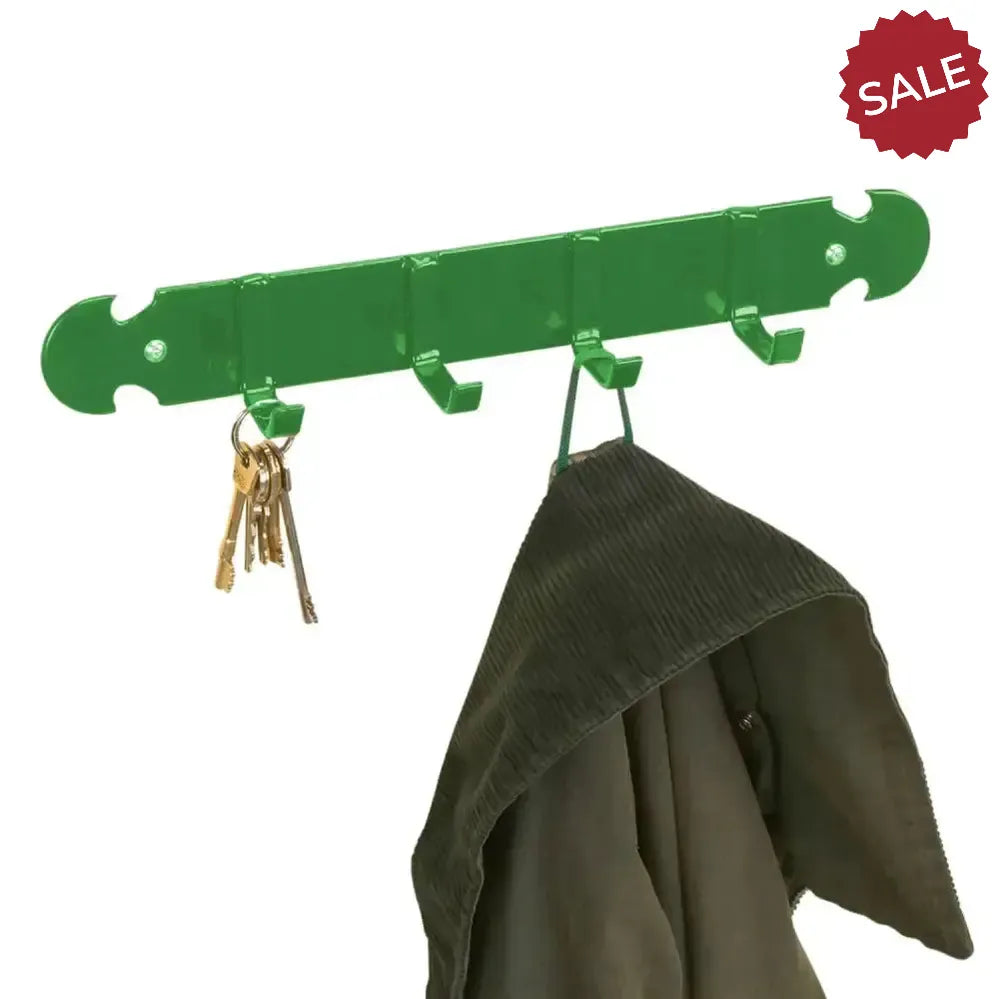 Stubbs Coat & Key Rack S284 Black Bridle Hooks