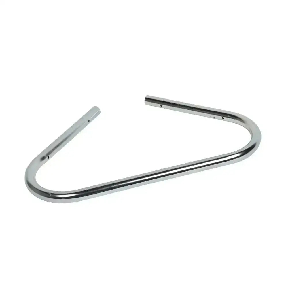 Chrome finished metal u shaped tubular support frame for stubbs corner manger bike handlebar guard