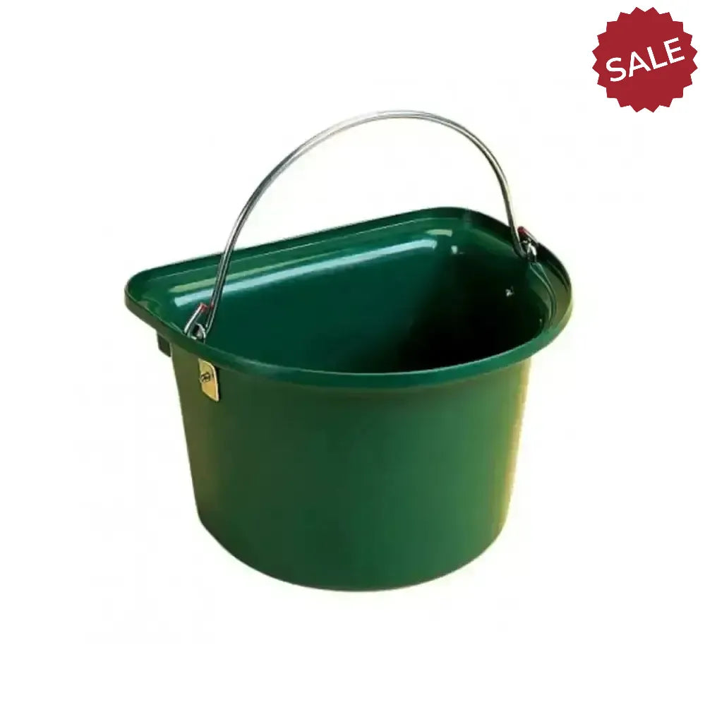 STUBBS Flat Sided Bucket (S5B) Green Buckets & Bowls