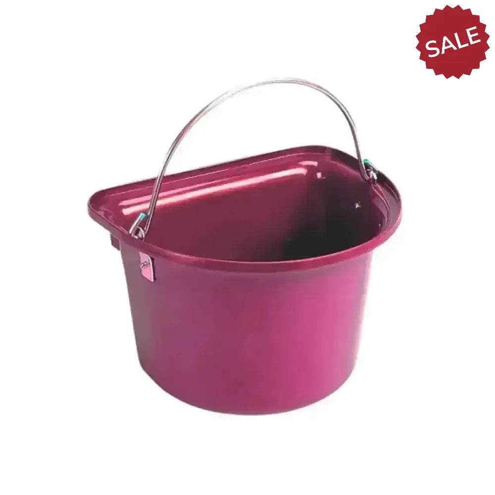STUBBS Flat Sided Bucket (S5B) Pink Buckets & Bowls