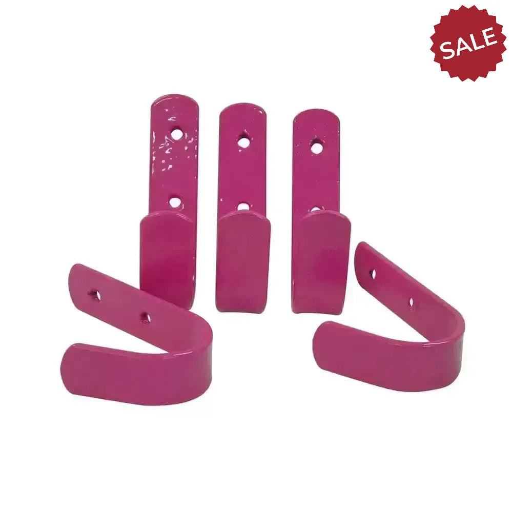 Stubbs General Purpose Stable Hooks Set of 5 S28AB Pink Stable Hooks