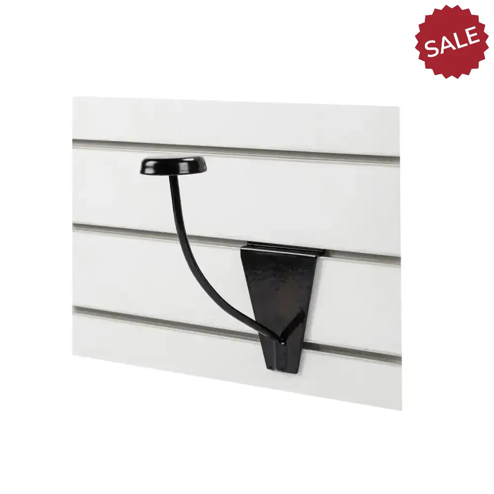 Stubbs Hat Rack Slat-Wall S605 Black Racks & Storage