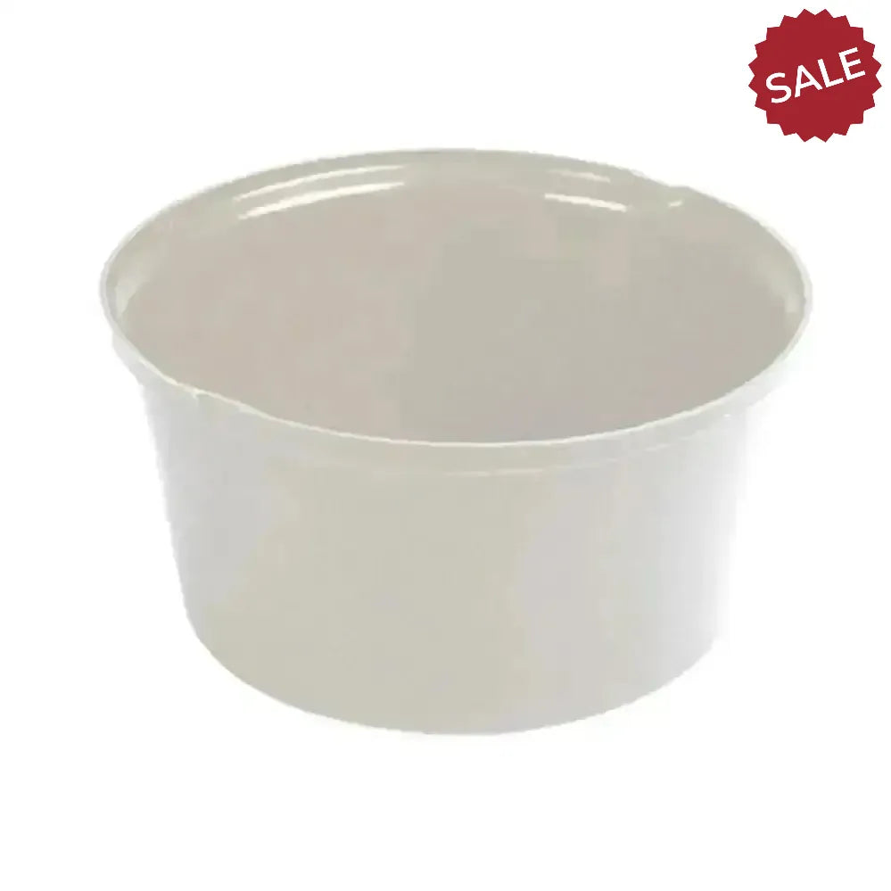 STUBBS Heavy Duty Feed Bowl (S6P) White Buckets & Bowls