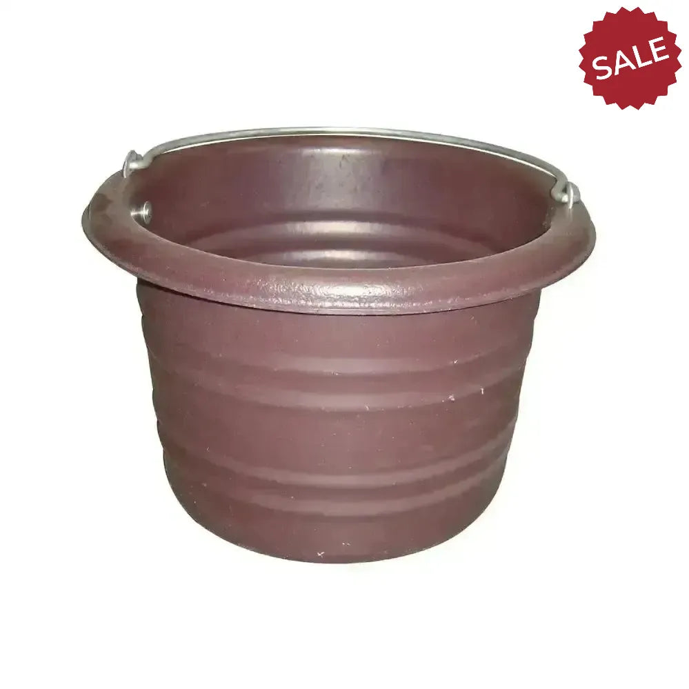 STUBBS Jumbo Feed/Water Bucket (S43) Brown Buckets & Bowls