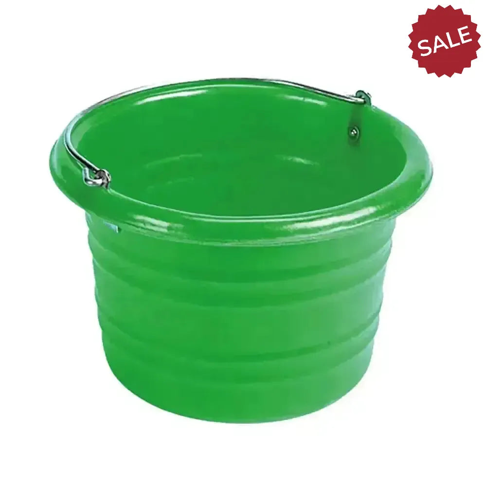 STUBBS Jumbo Feed/Water Bucket (S43) Green Buckets & Bowls