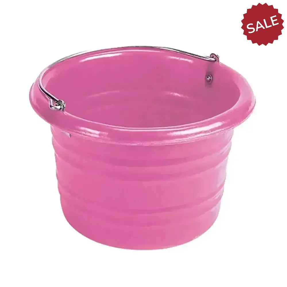 STUBBS Jumbo Feed/Water Bucket (S43) Pink Buckets & Bowls