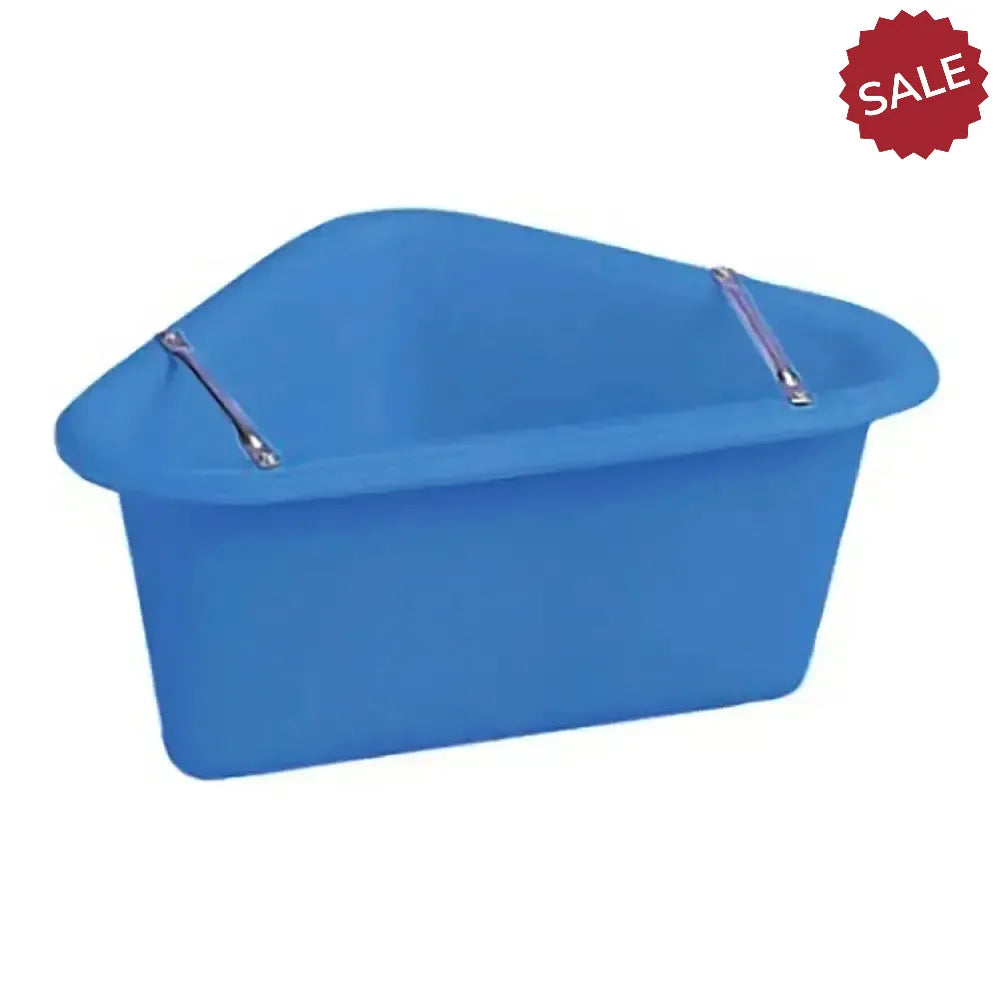 STUBBS Plastic Corner Manger (S2P) Blue Feed Mangers