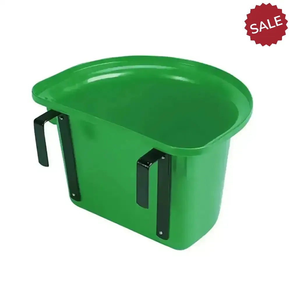 Stubbs Plastic Portable Manger Hanging Bucket Red Feed Mangers