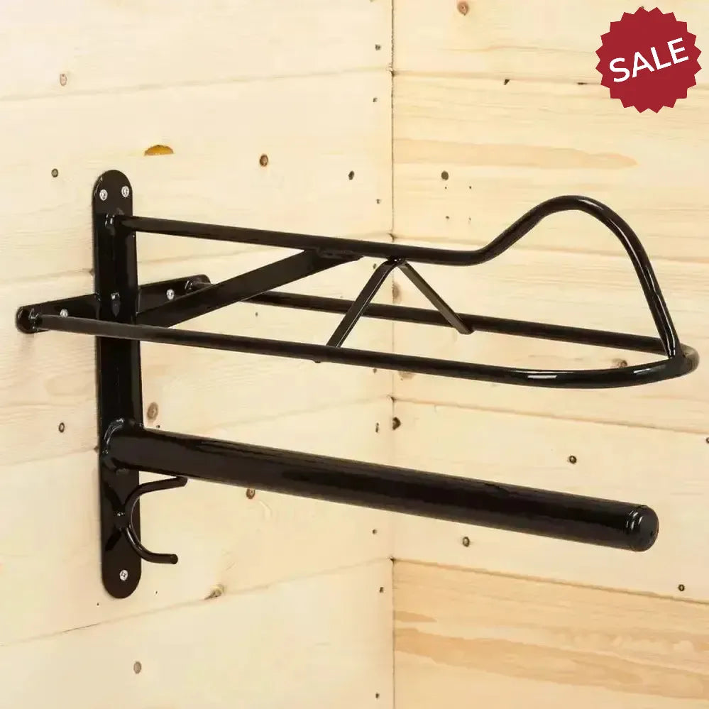 Stubbs Saddle Rack Western Light S19W Black Saddle Racks