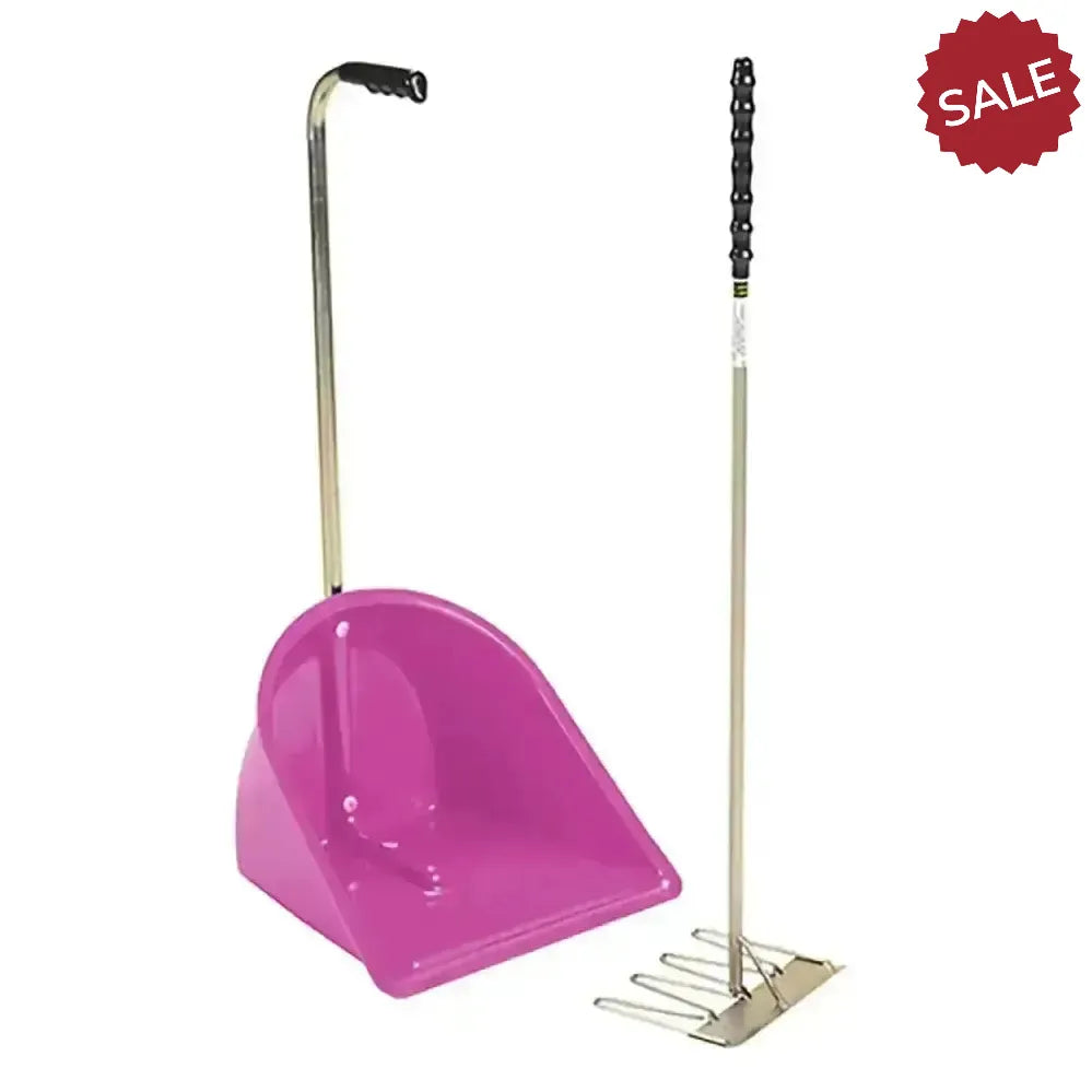 Stubbs Stable Mate Manure Collector High C/W Rake S4585 Black Mucking Out