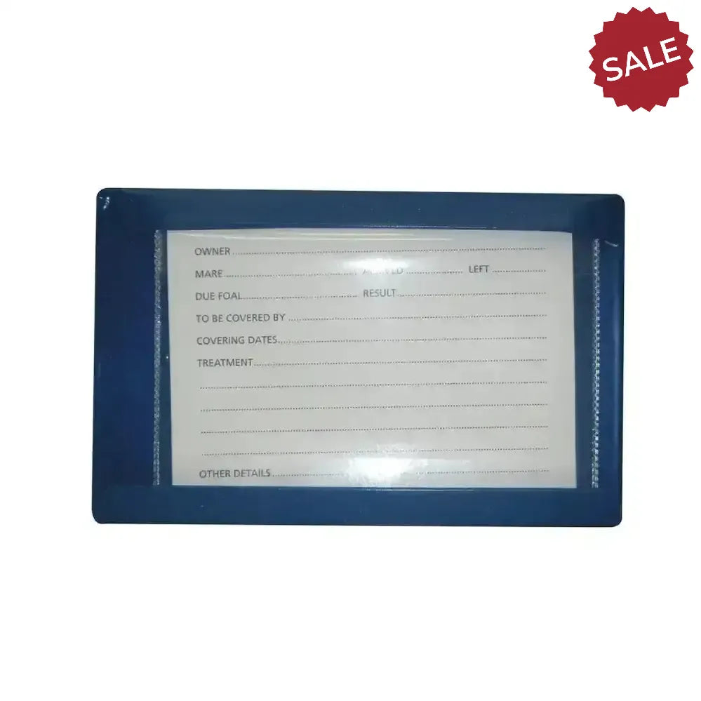 Stubbs Stud Card Holder Large S26 Large Blue Stable Accessories