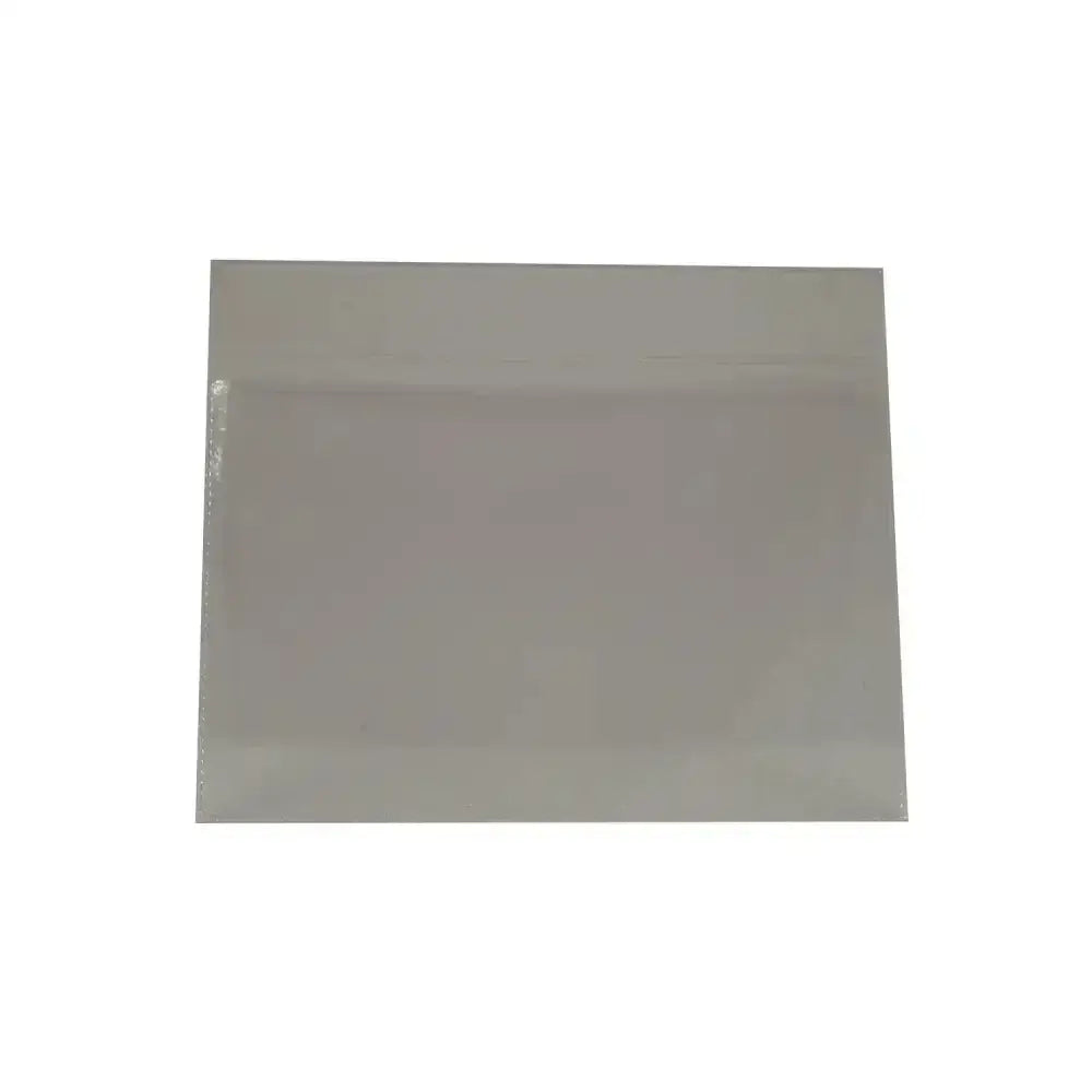 Clear plastic envelope stud card holder with matte finish and sealed edges for stubbs stud card wallet large s26b