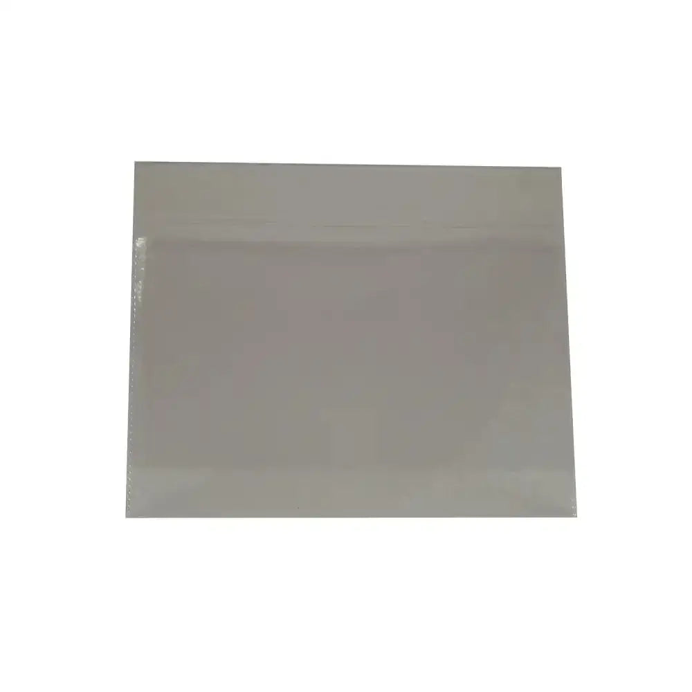 Clear plastic stubbs stud card holder wallet small s27b with matte finish and sealed top edge for secure storage