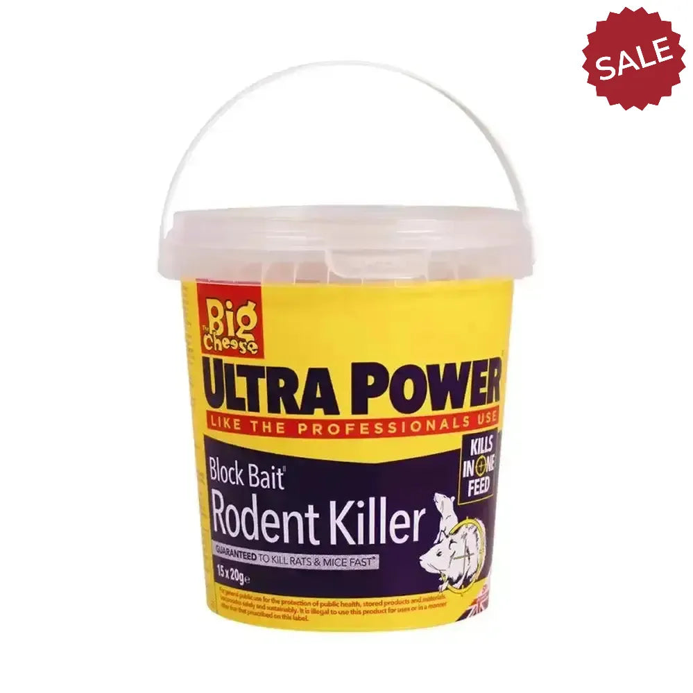 STV Ultra Power Block Bait2 Killer Station Refill (STV568) 15 X 20g Pest Control