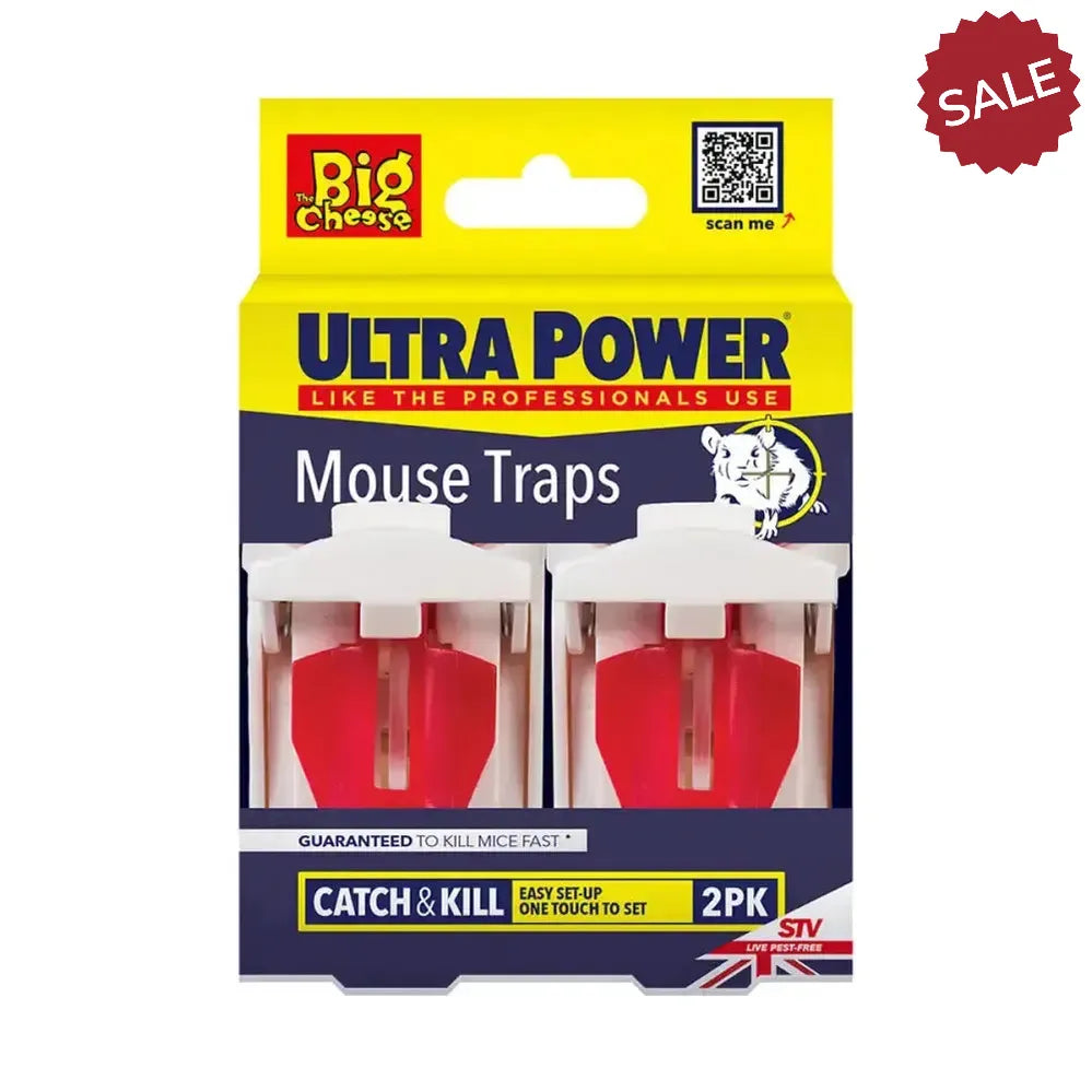 STV Ultra Power Mouse Traps TwinPack Pest Control