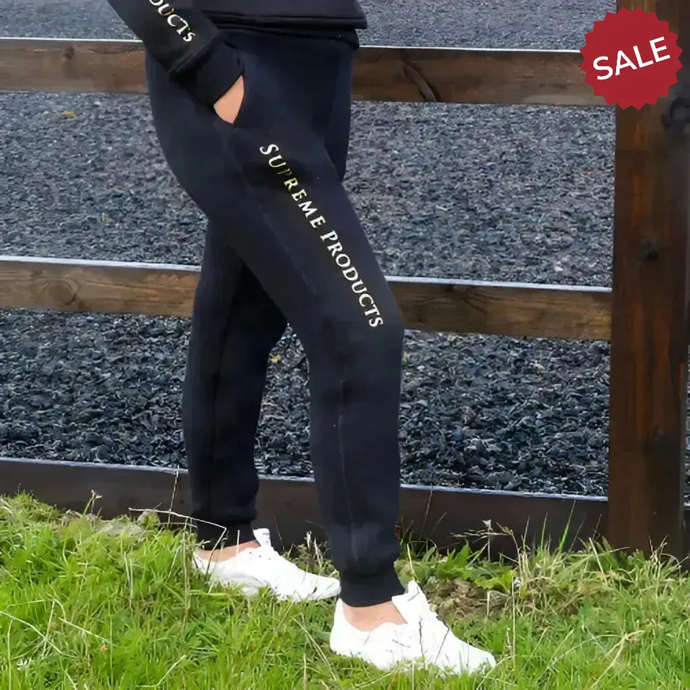Supreme Products Active Show Rider Joggers Black/Gold XX Small Joggers