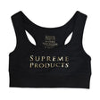 Supreme Products Active Show Rider Sports Bra Black/Gold X Small Riding Underwear