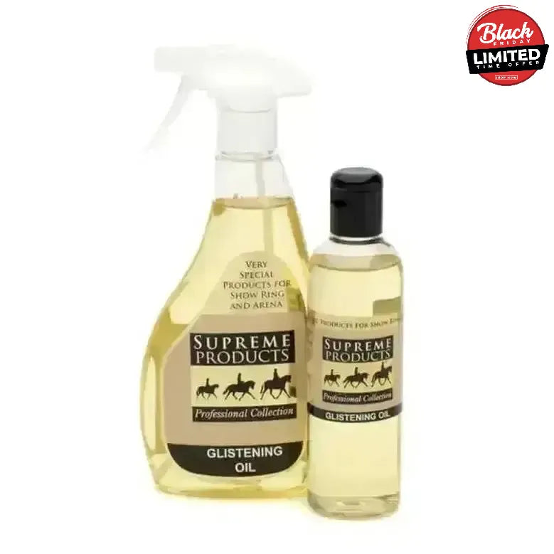 Supreme Products Glistening Oil for Horses and Ponies 250 ml Showing & Plaiting