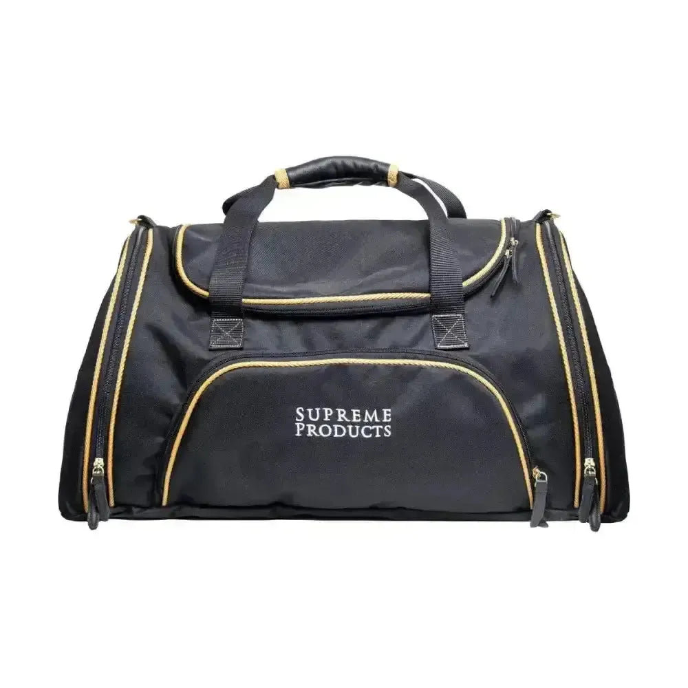 Supreme Products Pro Groom Show Kit Duffle Bag Black/Gold One Size Kit Bags