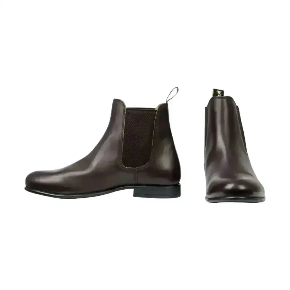 Supreme Products Show Ring Jodhpur Boots Brown 3 Short Riding Boots