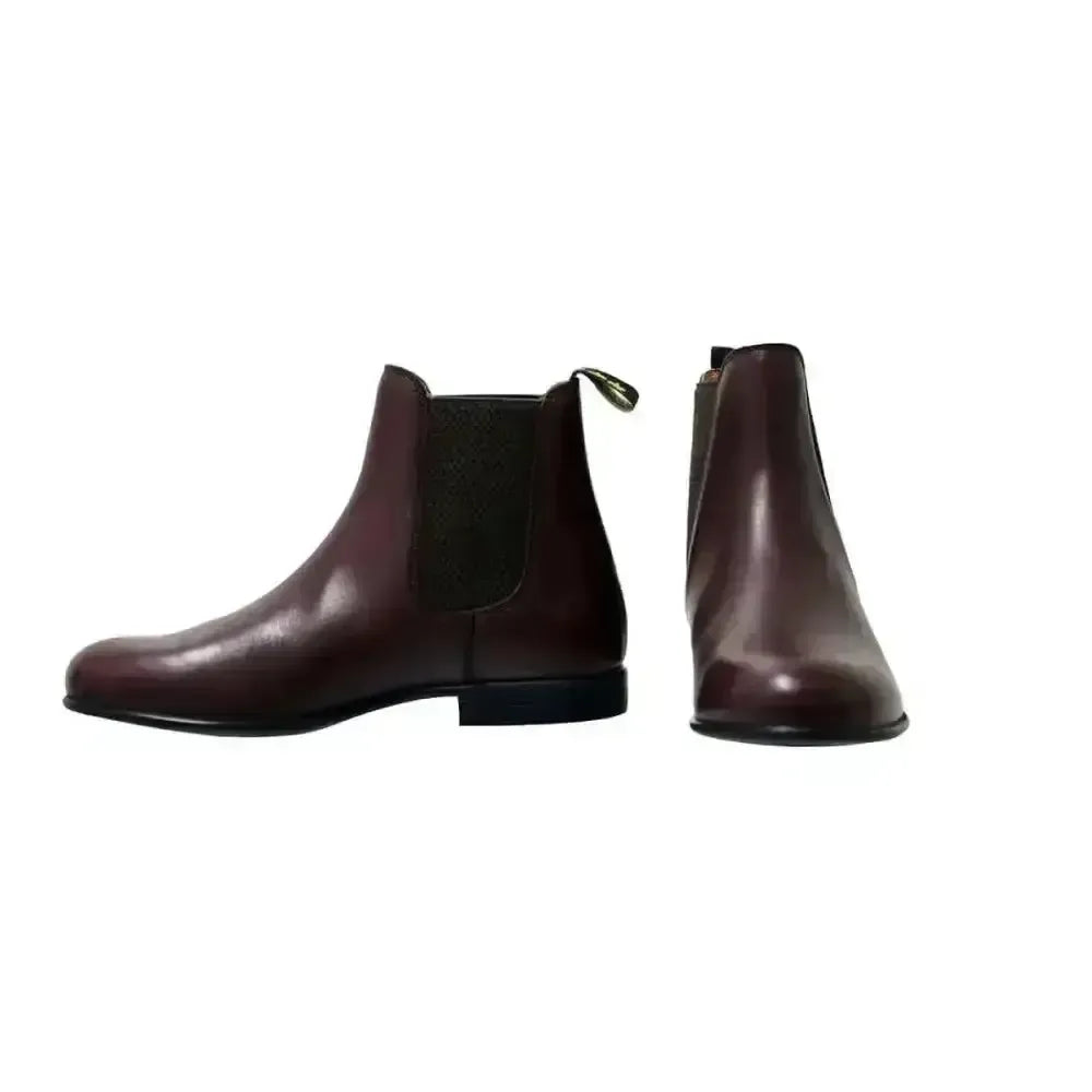Supreme Products Show Ring Jodhpur Boots Oxblood 3 Short Riding Boots
