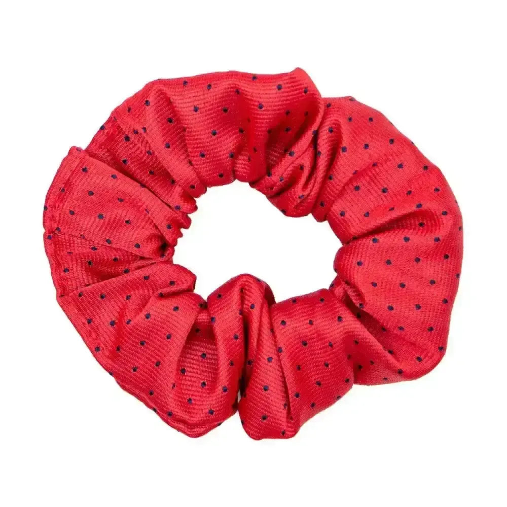 Supreme Products Show Scrunchie Red/Navy Spot Hair Scrunchies