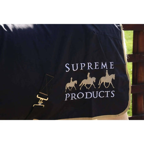 Supreme Products Show Sheet Black/Gold 3'3" Supreme Products Fleece Rugs Barnstaple Equestrian Supplies