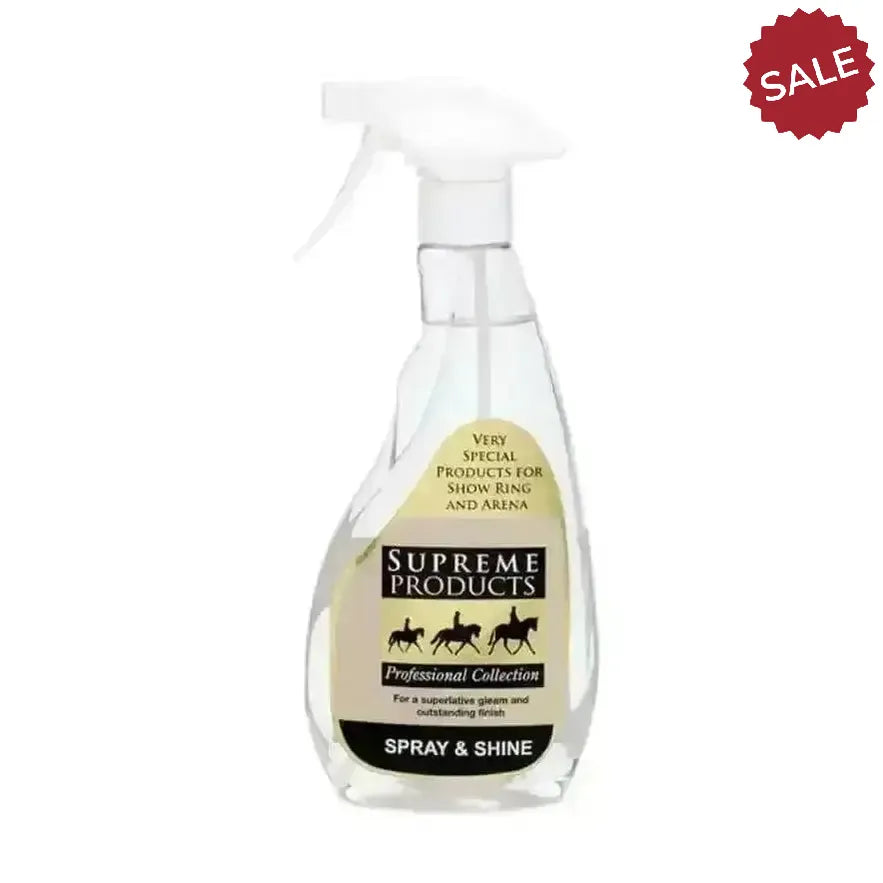 Supreme Products Spray and Shine For Horse and Ponies 500 ml Showing & Plaiting