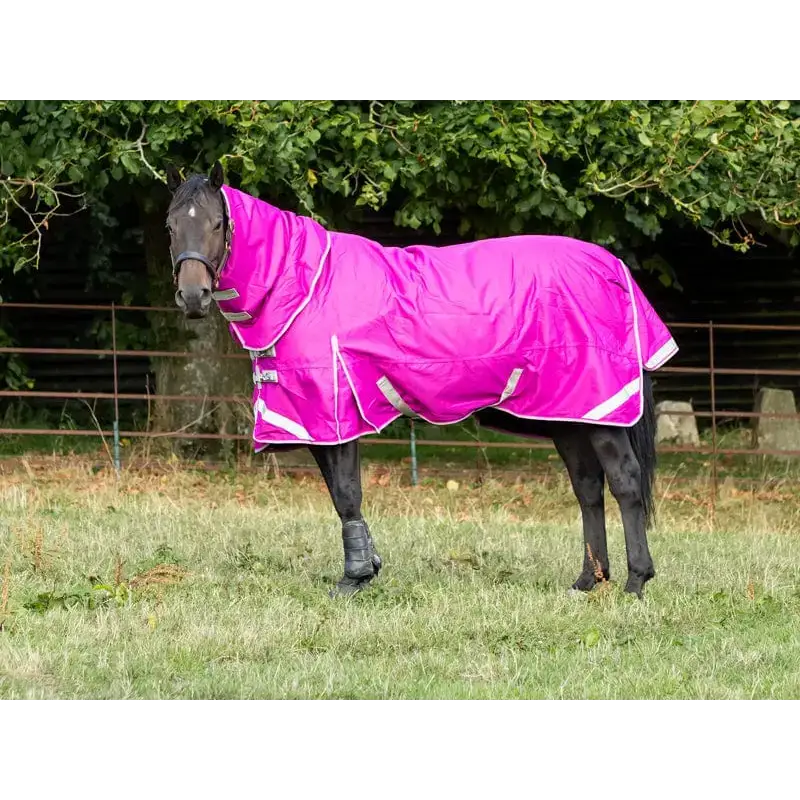 Swish 100g Detachable Neck Turnout Rug - Mulberry 4'3 Turnout Rugs