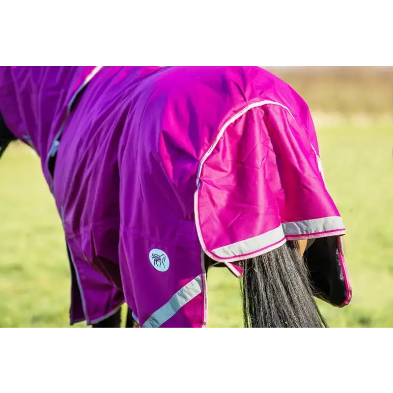 Swish 100g Detachable Neck Turnout Rug - Mulberry 4'3 Turnout Rugs