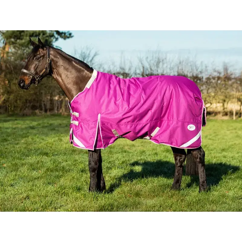 Swish 100g Detachable Neck Turnout Rug - Mulberry 4'3 Turnout Rugs