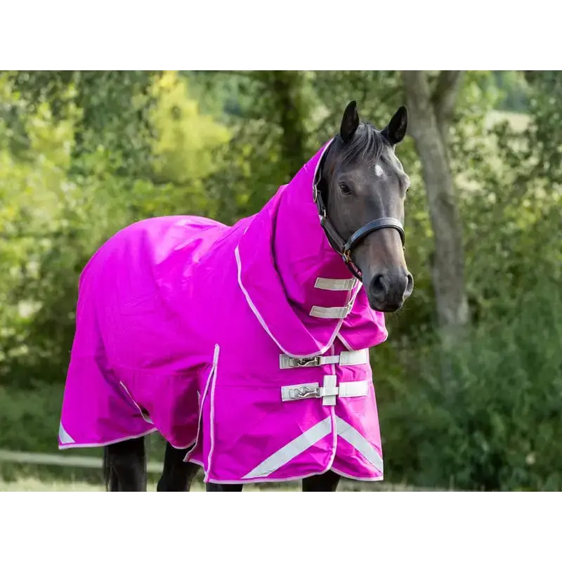 Swish 100g Detachable Neck Turnout Rug - Mulberry 4'3 Turnout Rugs