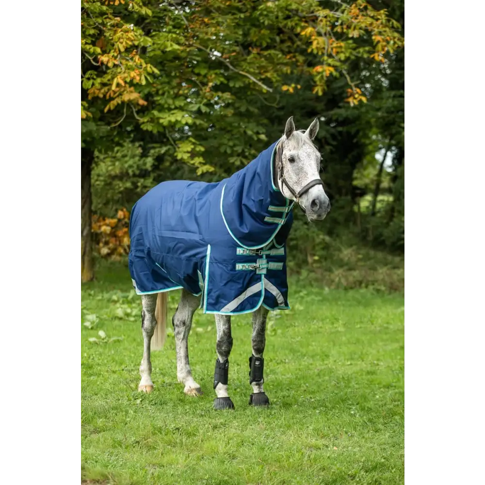 Swish 100g Detachable Neck Turnout Rug - Navy 4'3 Turnout Rugs