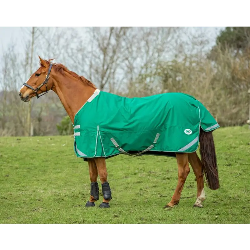 Swish 200G Detachable Neck Turnout Rug - Green 4'3 Turnout Rugs