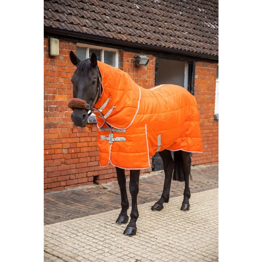 Swish 50g Stable Rug With Detachable Neck - Orange 4'3 Stable Rugs