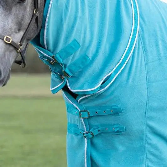 Swish Fleece Rug With Neck Cover - Turquoise 4'3 Fleece Rugs