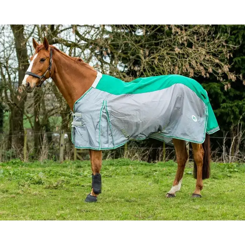 Swish Fly Turnout Combination Rug (MESH) - Green 4'3 Waterproof Fly Rugs