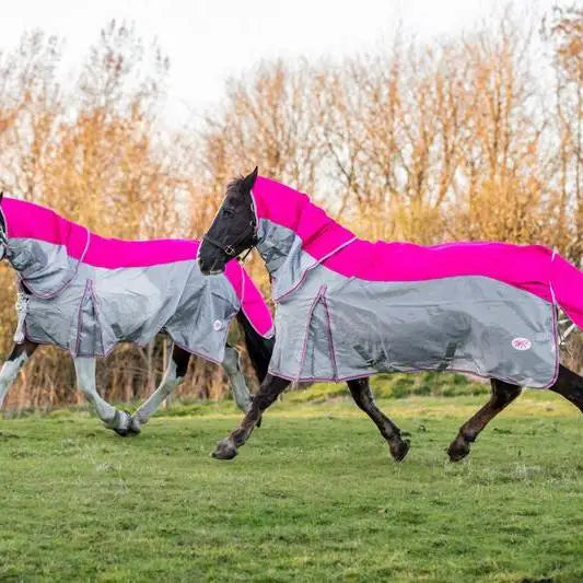 Swish Fly Turnout Combination Rug - Pink 4'3 Waterproof Fly Rugs