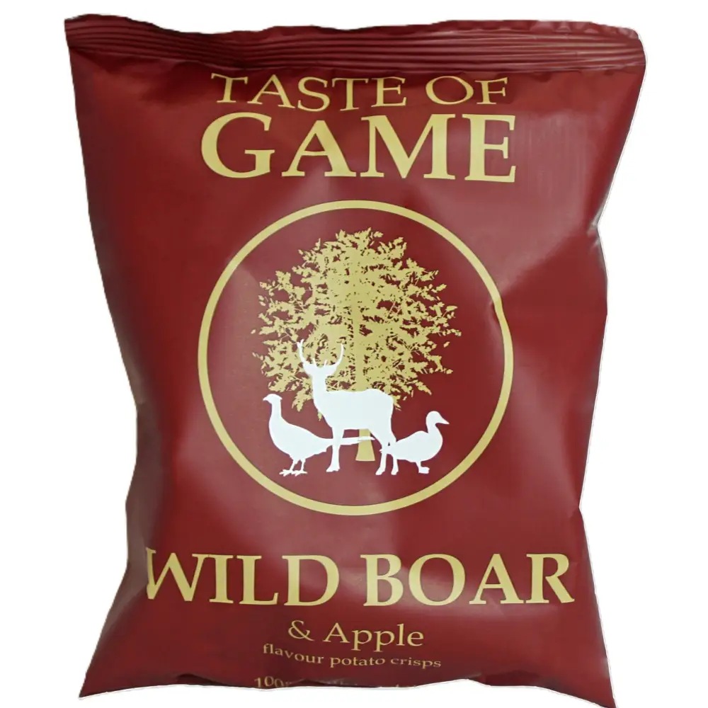 Taste of Game Crisps Boar & Apple Crisps