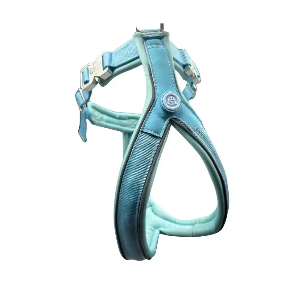 The 2.5cm BTactical™ Slip on Harness | Pastel Blue Xsmall Dog Collar