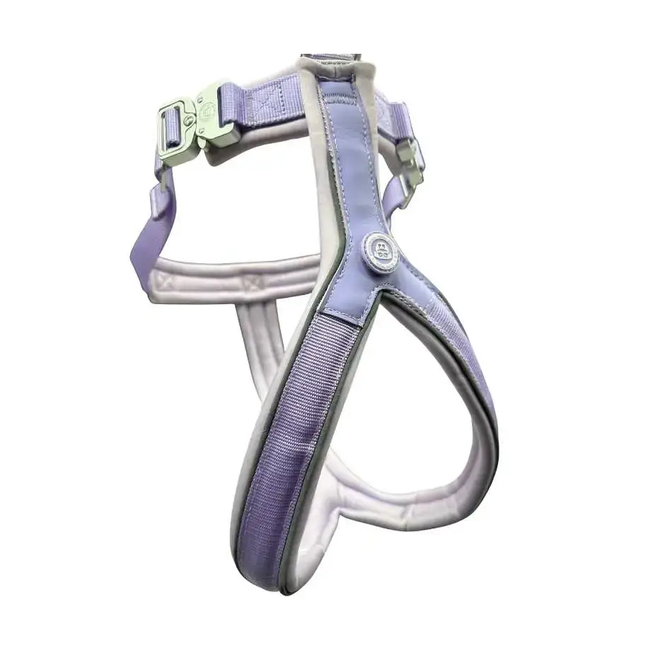 The 2.5cm BTactical™ Slip on Harness| Pastel Purple Xsmall Dog Collar