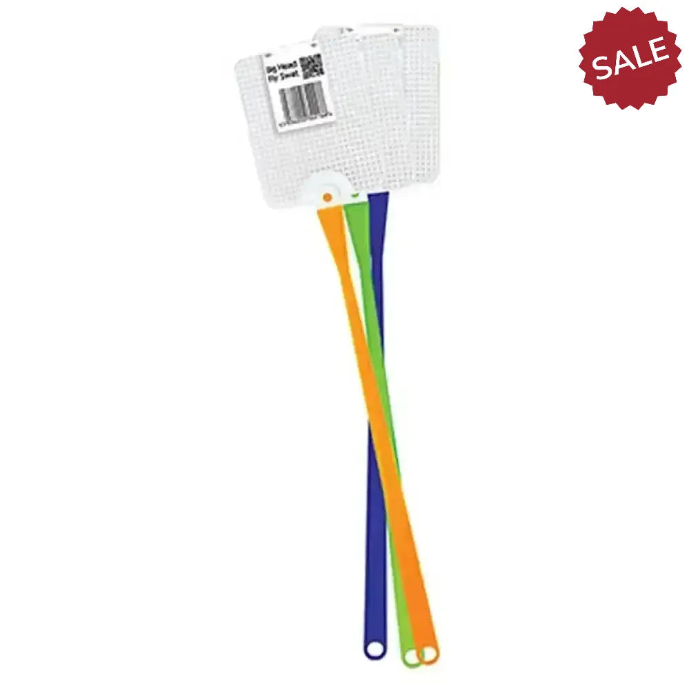 The Big Buzz Head Fly Swats Pack Of 18 Insect Protection