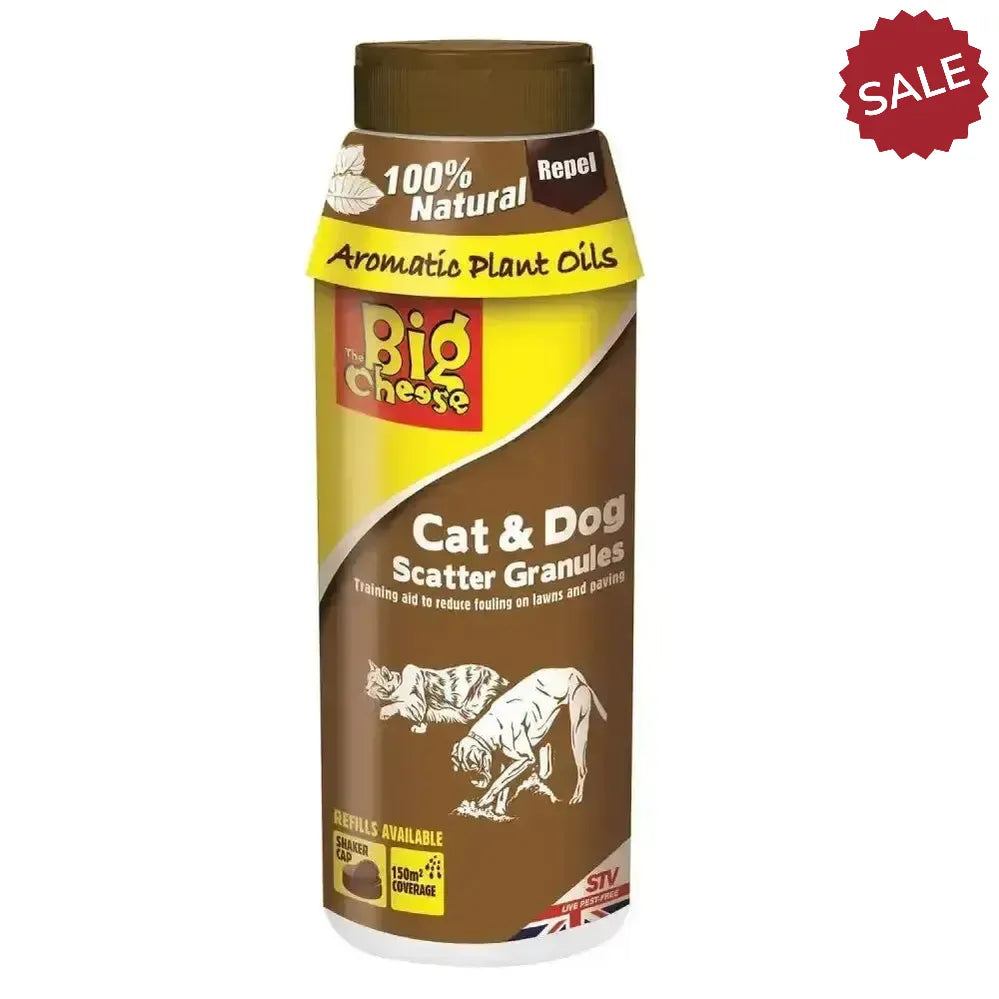 The Big Cheese Cat & Dog Scatter Granules 450g Pest Control