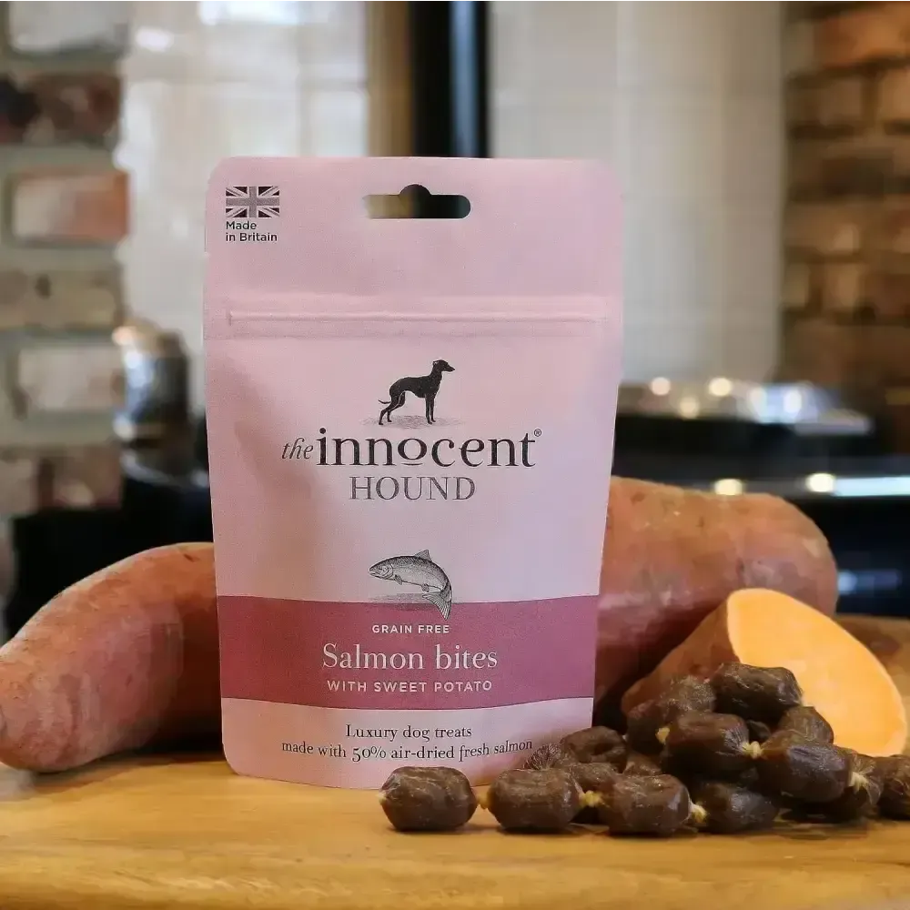 The Innocent Hound Salmon Bites With Sweet Potato Treats 10 Treat Pack Dog Treats