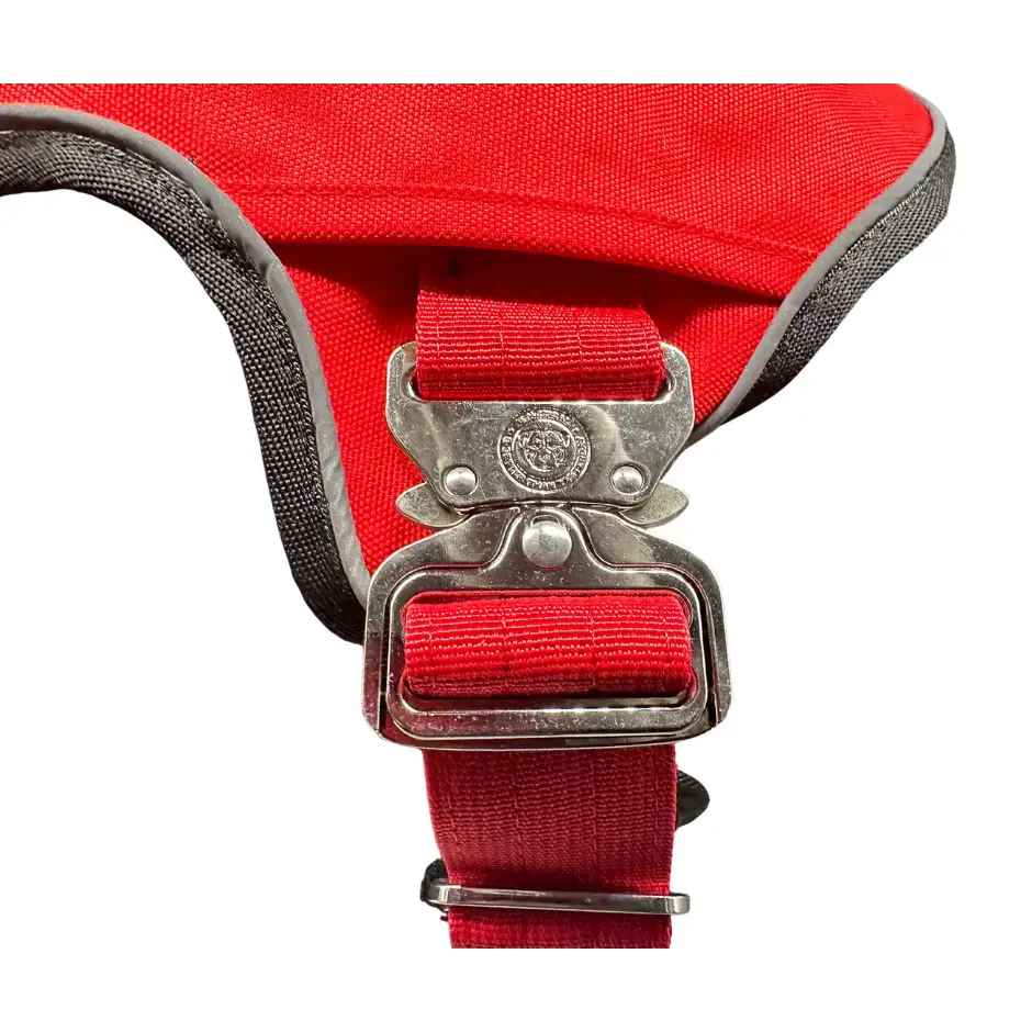 The No Pull Ultimate BTactical™ Harness | Citrus Red Small Dog Collar