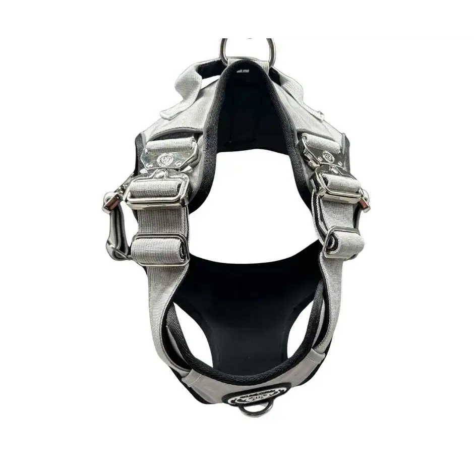 The No Pull Ultimate BTactical™ Harness | Misty Grey Small Dog Collar