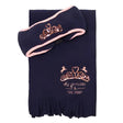 The Princess and the Pony Headband and Scarf Set by Little Rider Navy/Peach Headwear & Neckwear